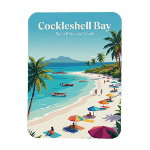 Cockleshell Bay Saint Kitts und Nevis Magnet