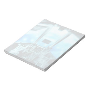 Cockpit-Ansicht Notizblock