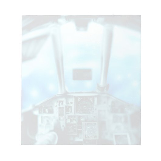 Cockpit-Ansicht Notizblock (Vorderseite)