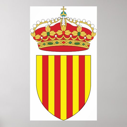 Cockpit Arms Cataluña Offiziell Spanien Heraldry S Poster (Vorne)