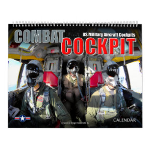 COCKPIT BEKÄMPFEN - Cockpits für US-Militärflugzeu Kalender
