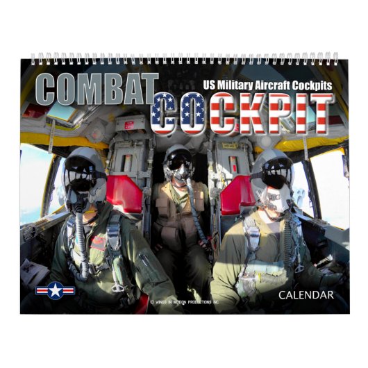COCKPIT BEKÄMPFEN - Cockpits für US-Militärflugzeu Kalender (Titelbild)