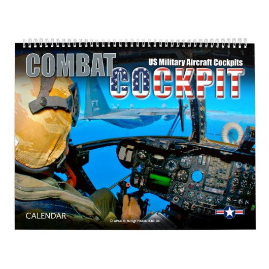 COCKPIT BEKÄMPFEN - Cockpits für US-Militärflugzeu Kalender (Titelbild)
