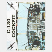 COCKPIT C-130 FLEECEDECKE (Vorderseite)