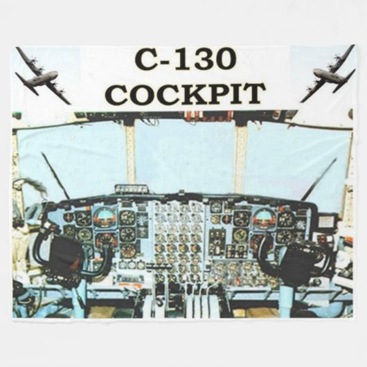 COCKPIT C-130 FLEECEDECKE (Vorderseite (Horizontal))