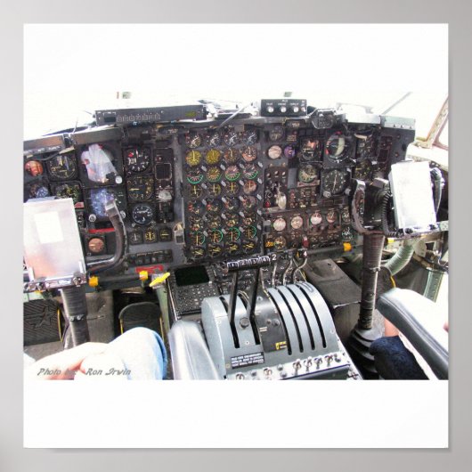 Cockpit C-130A Poster (Vorne)