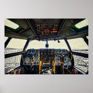 Cockpit C-46 Poster