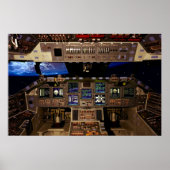 COCKPIT DER RAUMSCHULE POSTER (Vorne)