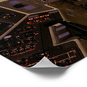 COCKPIT DER RAUMSCHULE POSTER (Ecke)