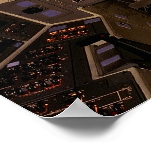 COCKPIT DER RAUMSCHULE POSTER (Ecke)