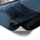 Cockpit des Airbus A380 Poster (Ecke)