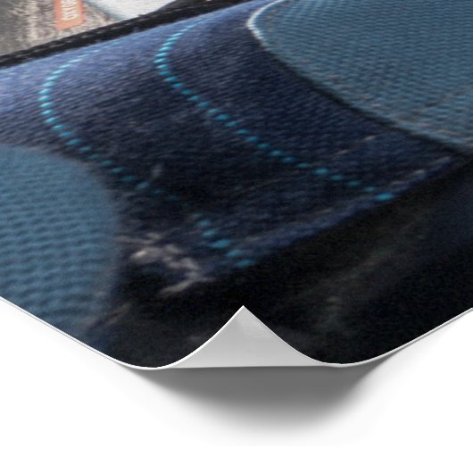 Cockpit des Airbus A380 Poster (Ecke)