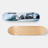 Cockpit eines modernen Flugzeug Skateboard (Horizontal)