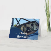 Cockpit-Foto des Flugzeugs, Cooler Luftfahrt-Pilot Karte (Vorderseite)