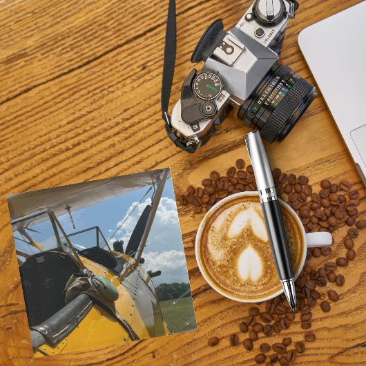 Cockpit-Foto des Flugzeugs, Vater des Coolen Flugz Glasuntersetzer