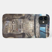 Cockpit-Foto für Überschallflugzeuge iPhone Hülle (Rückseite (Horizontal))