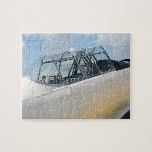 Cockpit für Vintage Militärflugzeuge Puzzle (Horizontal)