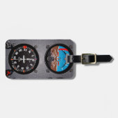 Cockpit-Gepäckmarke Gepäckanhänger (Vorderseite horizontal)