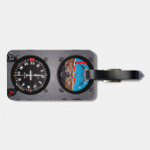 Cockpit-Gepäckmarke Gepäckanhänger (Rückseite horizontal)