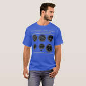 Cockpit Instruments Six Pack Spitfire-Flugzeug WW2 T-Shirt (Vorne ganz)