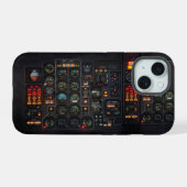 Cockpit iPhone 15 Hülle (Rückseite (Horizontal))