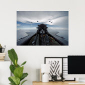 Cockpit Selfie Poster (Heimbüro)