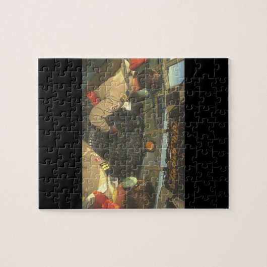 Cockpit von C-130 Hercules_Military Flugzeugen Puzzle (Horizontal)