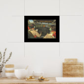 Cockpit von Herkules C-130_Militärflugzeug Poster (Küche)