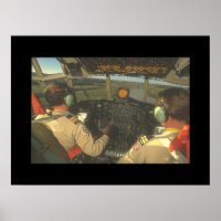 Cockpit von Herkules C-130_Militärflugzeug