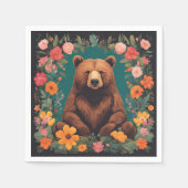 Cockpitbär Serviette (Vorderseite)