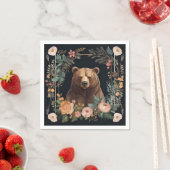 Cockpitbär Serviette (Beispiel)