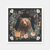 Cockpitbär Serviette (Vorderseite)