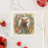 Cockpitbär Serviette (Beispiel)