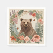 Cockpitbär Serviette (Vorderseite)