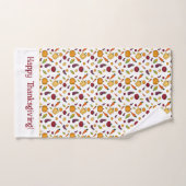 Cockpitgemüse Erntedank weiß Handtuch (Handtuch)