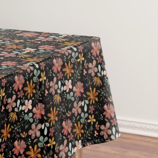 Cockpitkern Blume Erntedank schwarz Tischdecke (Beispiel)