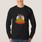 Cockroach eating fries T-Shirt (Vorderseite)