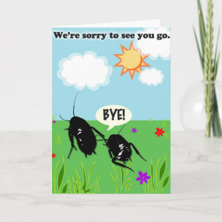 Cockroach Greeting Cards Karte