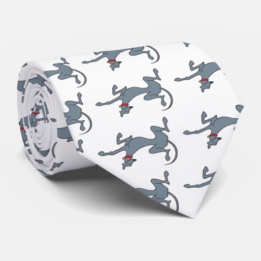 Cockroaching Grau-Krawatte Krawatte (Gerollt)