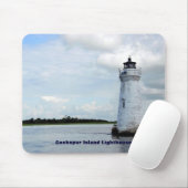Cockspur-Insel-Leuchtturm Mousepad (Mit Mouse)