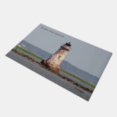 Cockspur Insel Leuchtturm Türmchen Fußmatte (Schrägansicht)