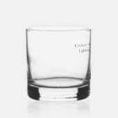 Cockspur Insel Lighthouse Felswand Whiskyglas (Rechts)