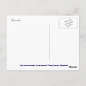 Cockspur Insel LIghthouse Postkarte (Rückseite)