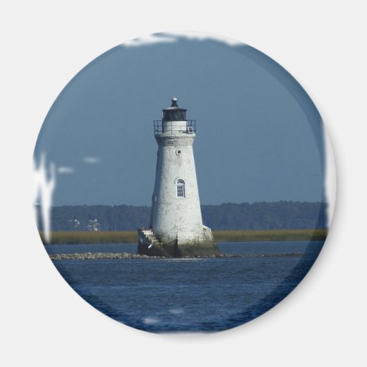 Cockspur Island Leuchtturm Magnet (Vorne)