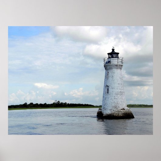 Cockspur Island Leuchtturm Poster (Vorne)