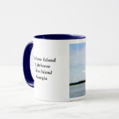 Cockspur Island Leuchtturm Tasse (Vorderseite Links)
