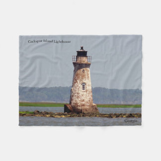 Cockspur Island Leuchtturmflockendecke Fleecedecke
