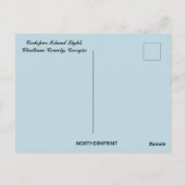 Cockspur Island Light Chatham Landkreis Georgia Postkarte (Rückseite)