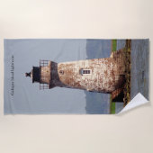 Cockspur Island Lighthouse Badetuch (Vorderseite)