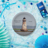 Cockspur Island Lighthouse Papierplatte Pappteller (Party)